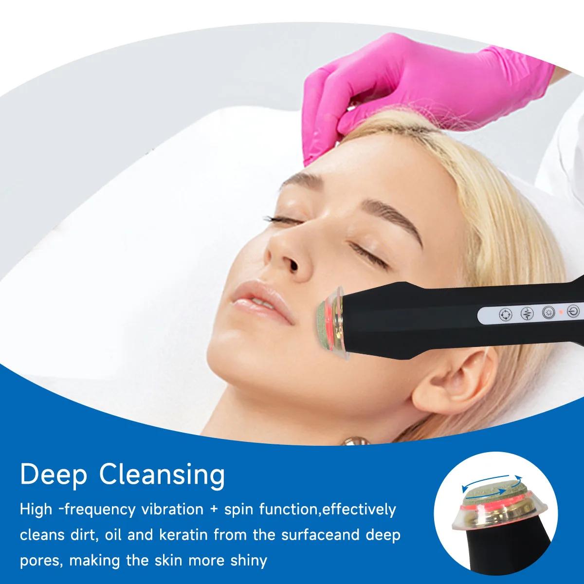 NEWGAGA Machine à bulles d'oxygène CO2 pour le visage Jet d'oxygène Spa Capsule sérum Gel Massage du