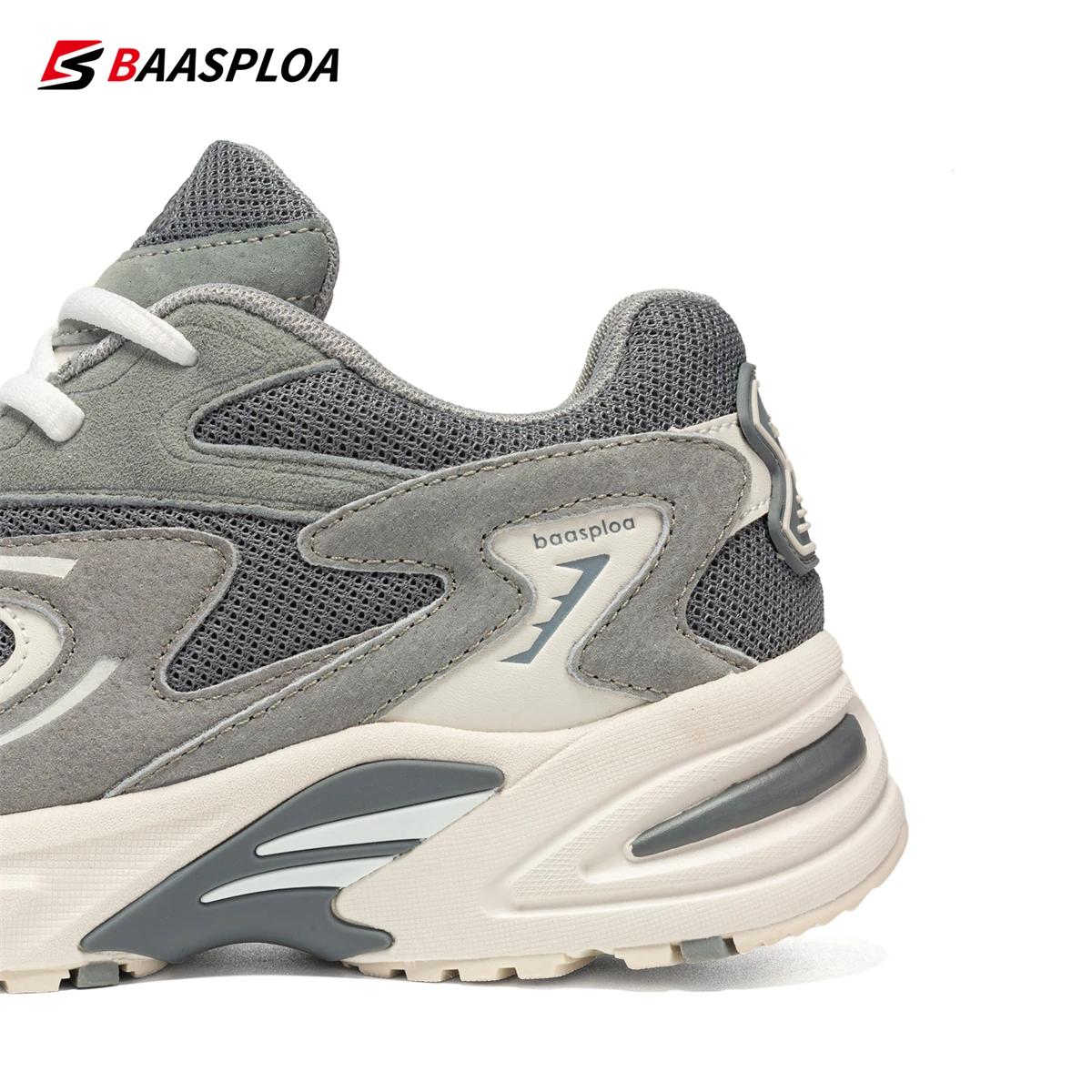 Chaussures de course légères Baasploa pour hommes - Maille respirante pour sport et marche décontractée