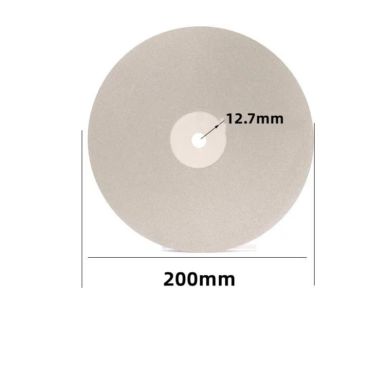1 pièces 8 pouces 200mm diamant disque de meulage enduit plat roue roues de polissage bijoux meulage