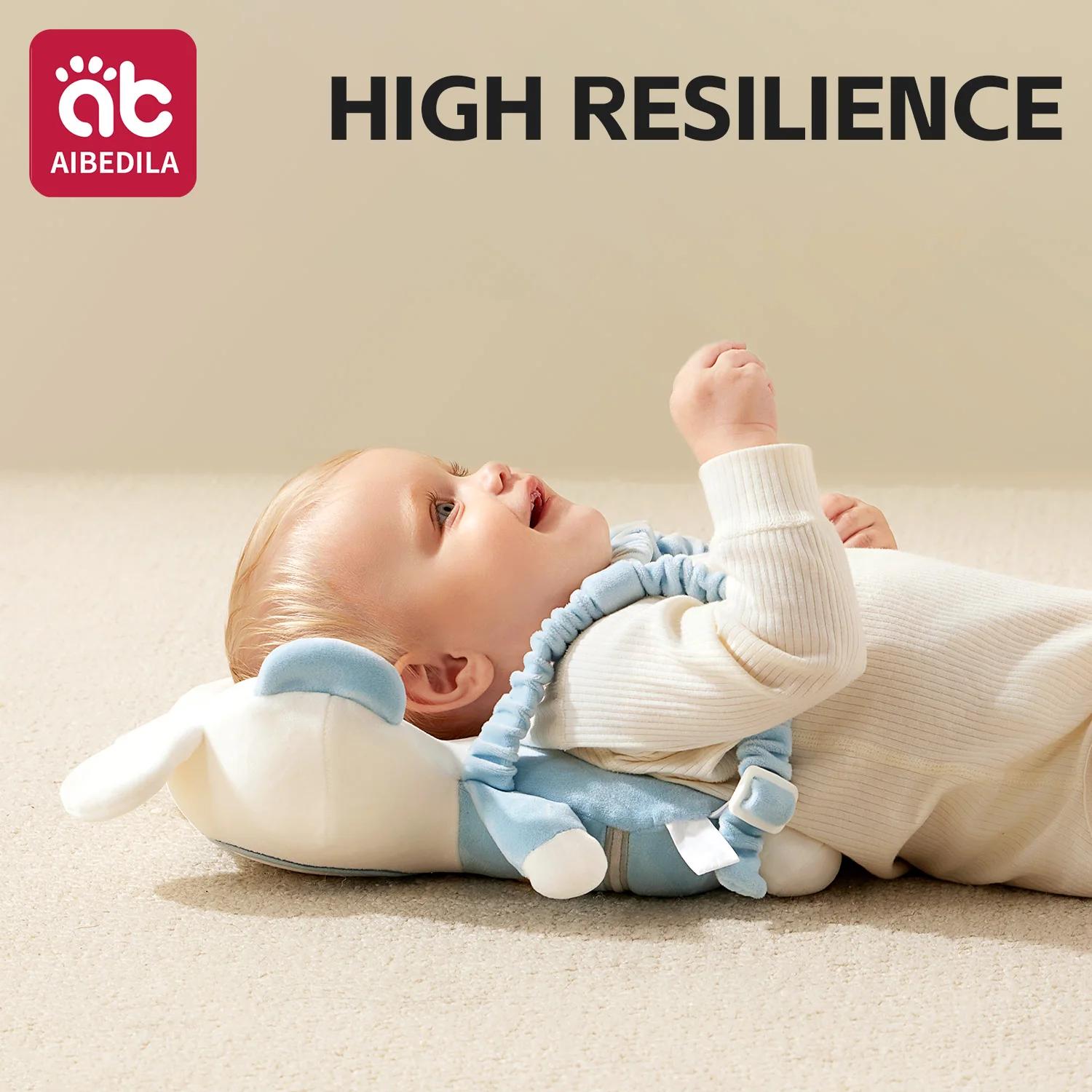 AIBEDILA Coussin de protection anti-chute 3 faces pour bébé, motif animal mignon, pour la tête et le