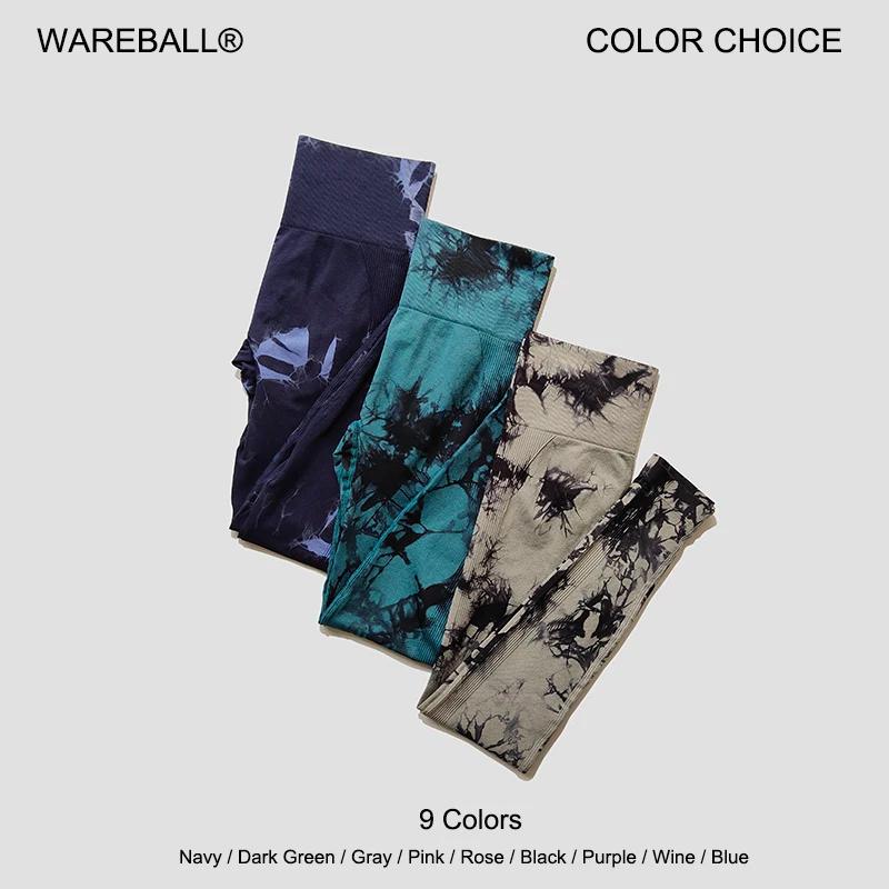 WAREBALL nouveau cravate colorant pantalons de Yoga Leggings de gymnastique femmes sans couture tail