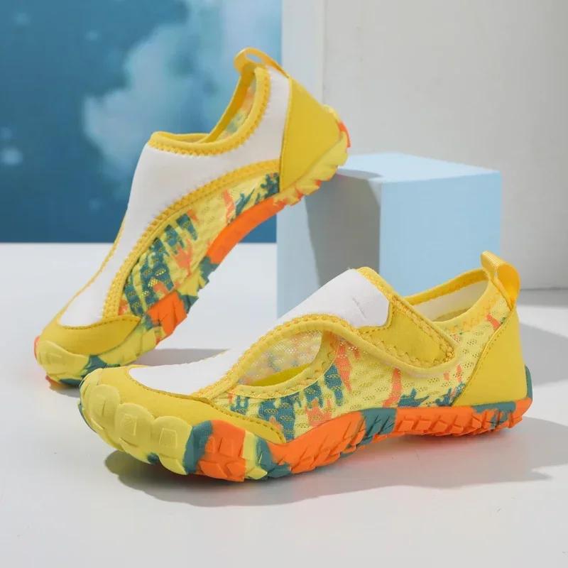 Baskets de plage à séchage rapide pour enfants, chaussures de sport aquatiques pour enfants, chaussu