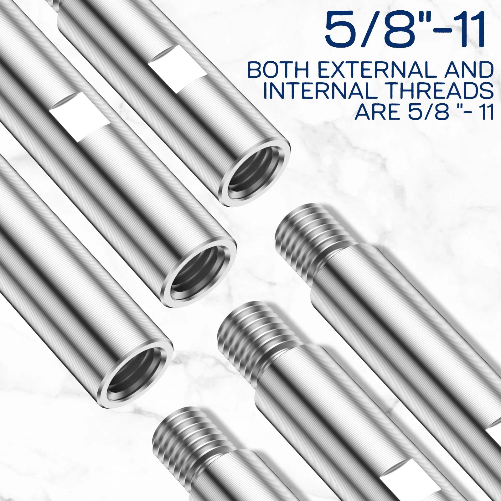 Tige d'extension de meuleuse d'angle M14, 3 pièces, adaptateur de filetage 75/100/140mm, tampon de p
