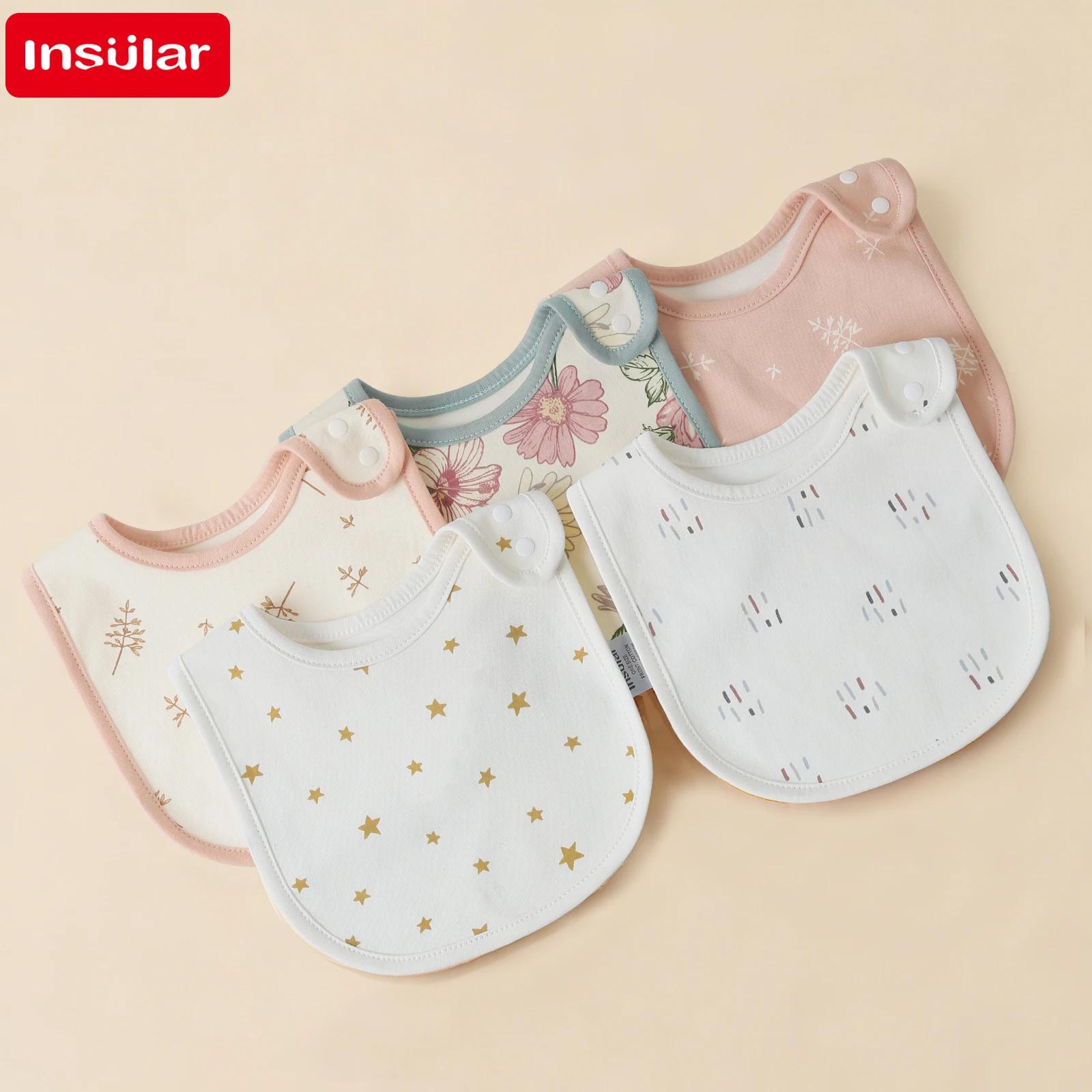 Bavoirs pour bébé en forme de U, serviette de salive pour bébé, facile à essuyer, tissu pour manger 