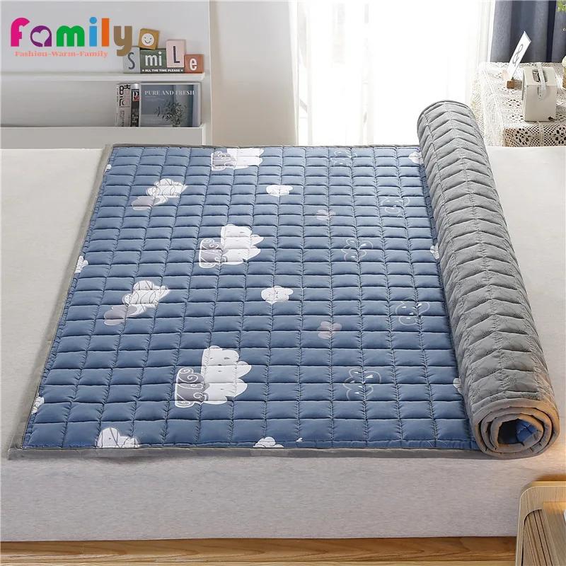 Matelas en coton pliable ultra-doux, tapis anti-tatami respirant, dortoir étudiant, lit simple, doub