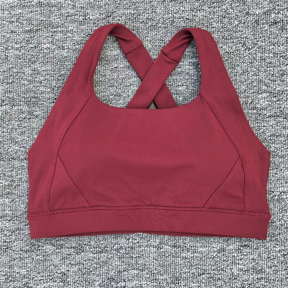 Femmes sport soutien-gorge croix haut de sport femmes formation course Yoga soutien-gorge Stretch fe
