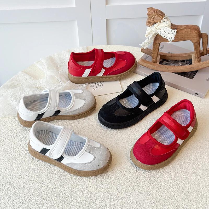 Baskets décontractées pour enfants de 3 à 18 ans, chaussures rouges toutes saisons pour garçons et f
