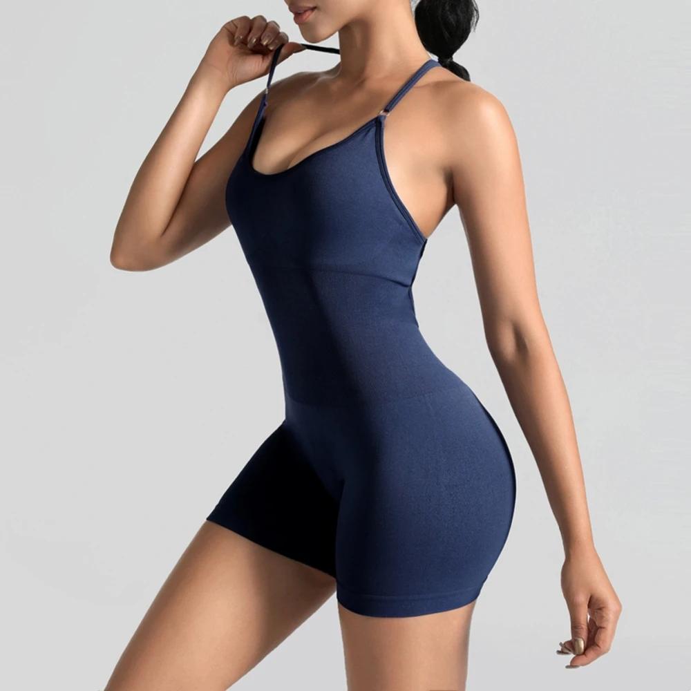 Ensembles de Yoga, combinaisons de gymnastique pour femmes, salopette de sport, vêtements actifs, vê