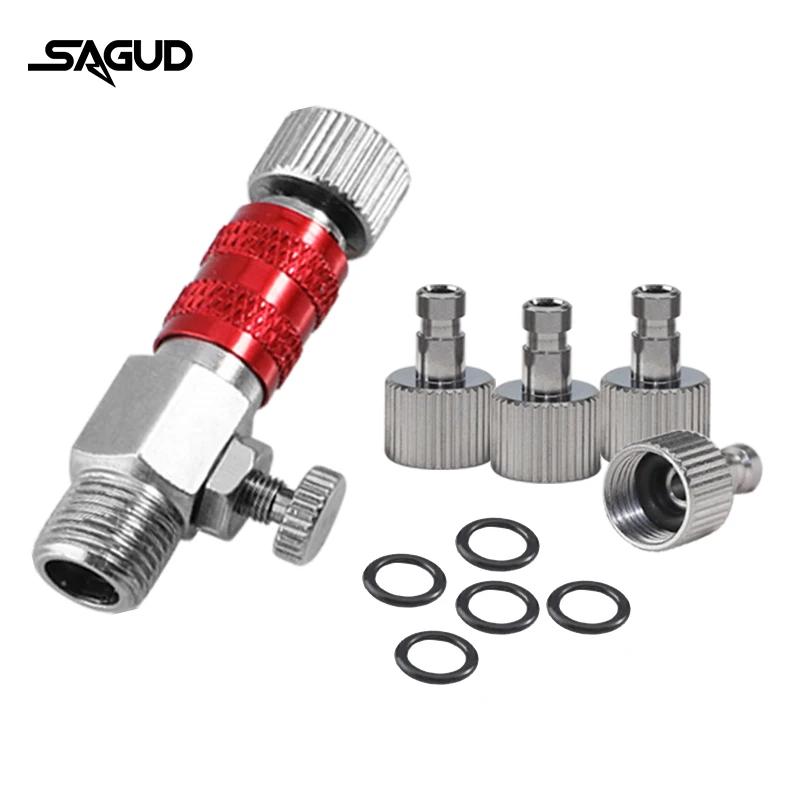 SAGUD – accessoires à déconnexion rapide pour aérographe, adaptateur de raccord rapide 1/8 avec 4 co