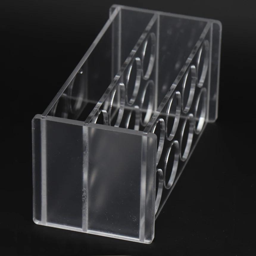 0.2/0.5/1.5/2/5/7/10/15/20/25/50/100ml 24/48/40/96 trous plaque de stockage verre organique PMMA lab