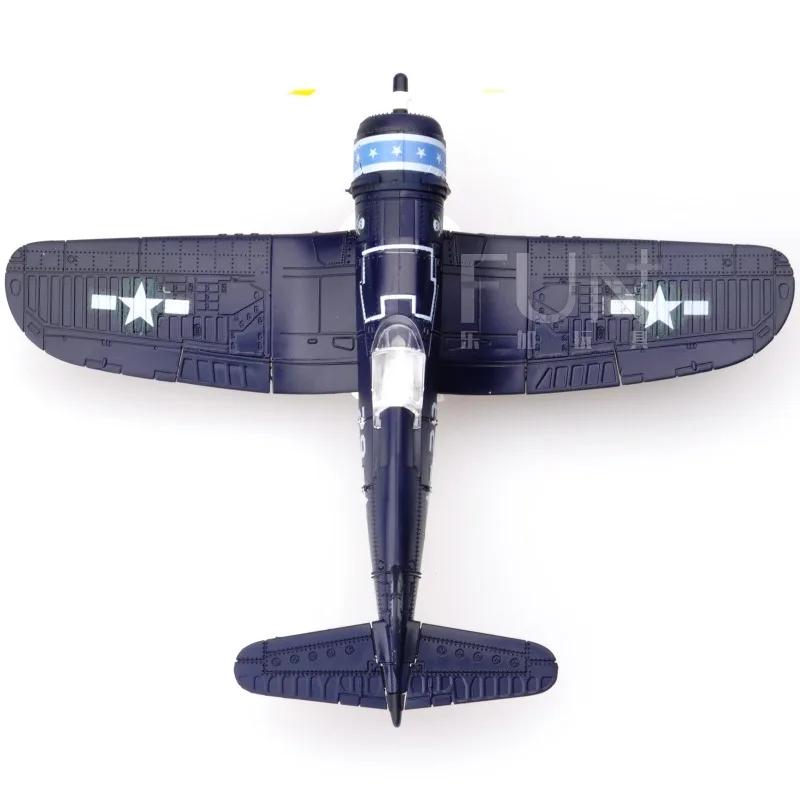 Avion de chasse en plastique, échelle US NAVY F4U Corsair Fighter, modèle d'assemblage, couleur aléa