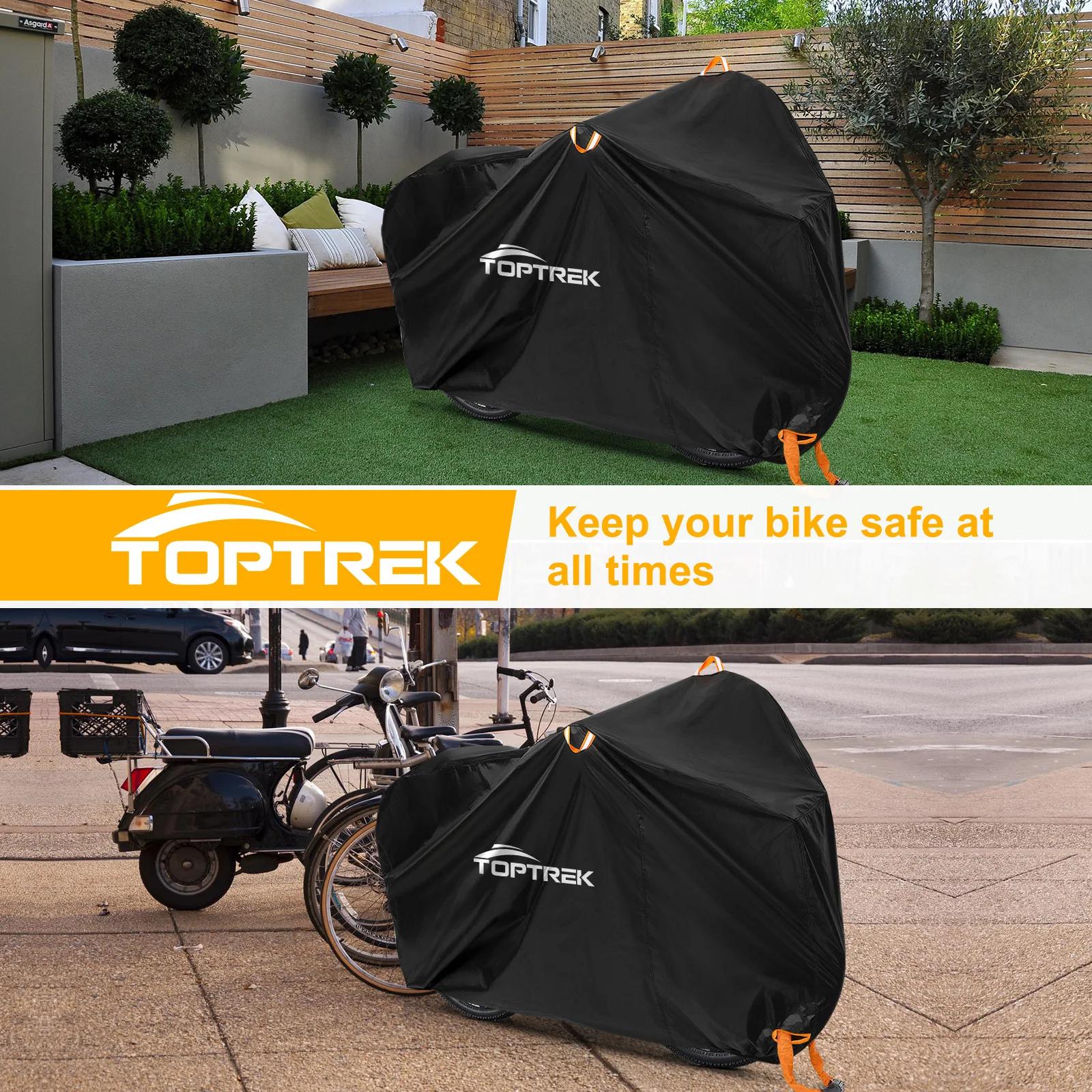 Toptrek housse de vélo 210D haute qualité protecteur de vélo polyvalent pluie neige poussière étanch