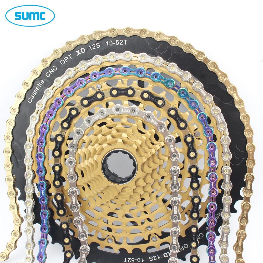 SUMC 13 vitesses vtt chaîne de vélo de route 126L SX13 boîte d'origine 13V chaîne de vélo avec lien 