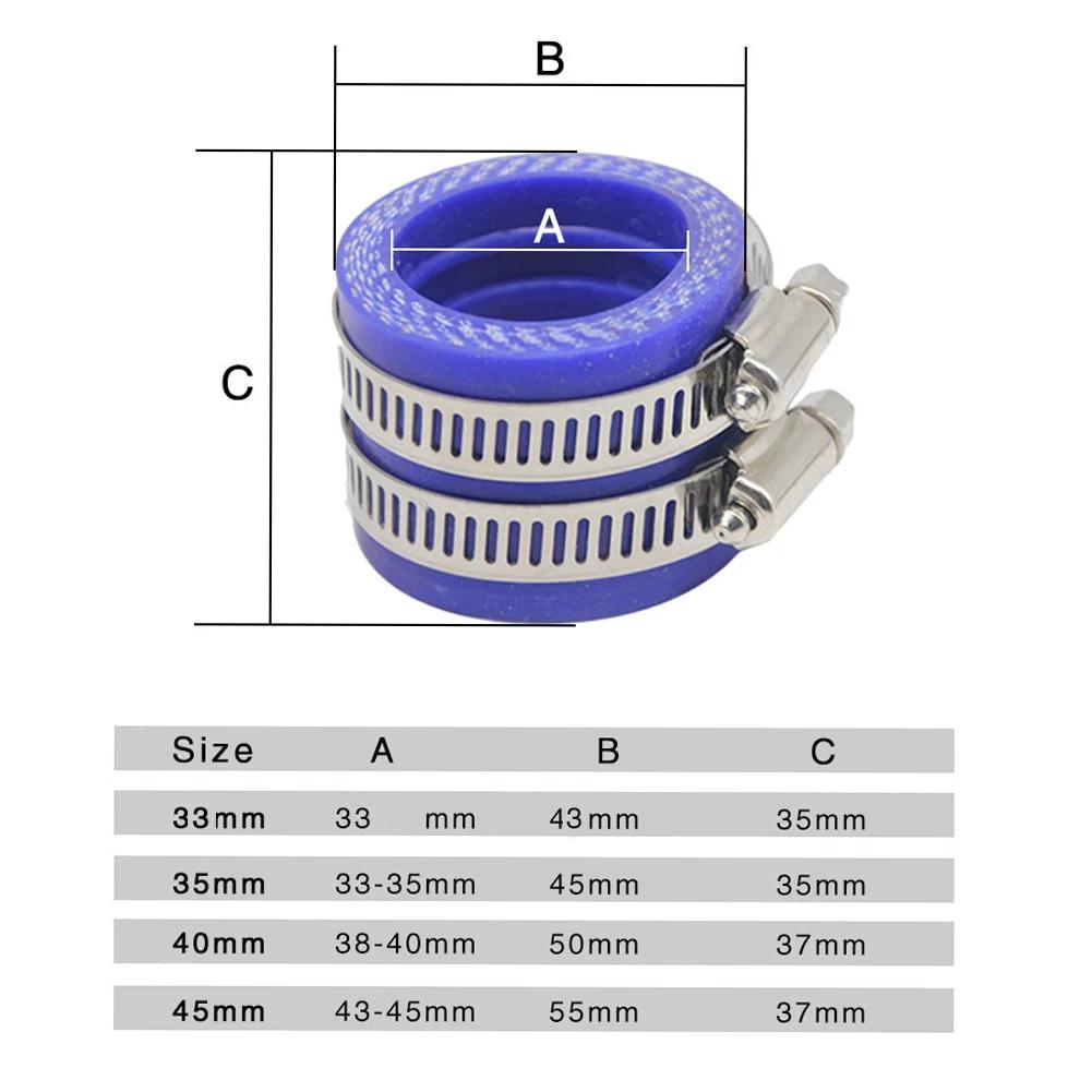 Adaptateur de carburateur 33/35/40/45mm, tuyau d'admission d'interface pour Koso KSR OKO Keihin PWK 