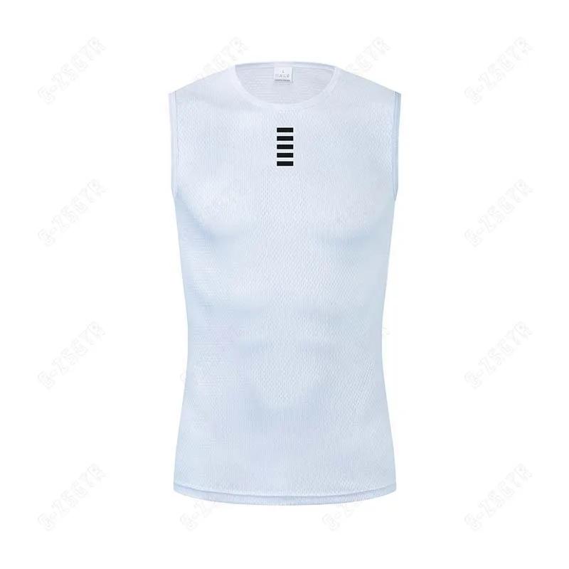 Couche de Base de cyclisme, sous-vêtements réfléchissants, maillot de cyclisme blanc, gilet de Sport