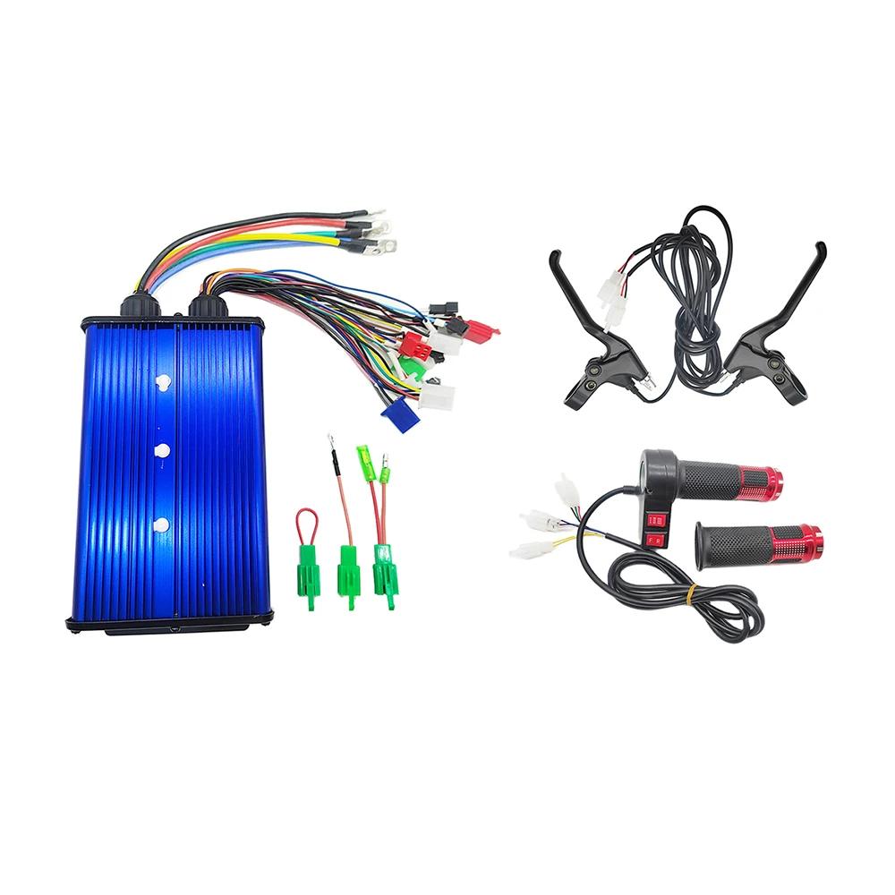 Kit de contrôleur électrique 2000W 3000W 48V 60V 64V 72V 45A 60A, double mode sans balais pour moteu