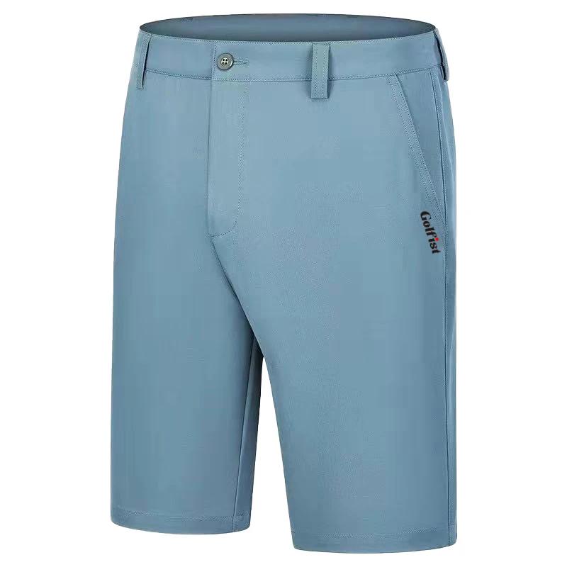 Short de golf homme été confortable respirant - Pantalon décontracté coton vêtement sportif