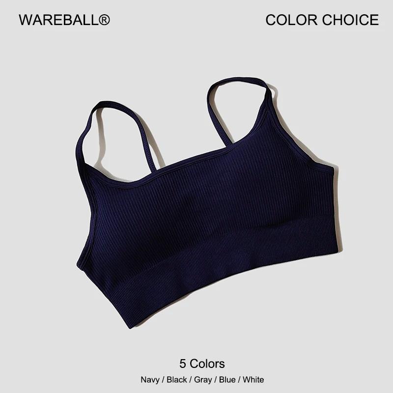 Haut court femme sexy sans couture soutien-gorge dos nu yoga gym fitness débardeur sport