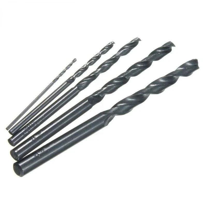 Krachtige 100 pièces foret hélicoïdal HSS outils de forage en métal forets en acier rapide 1mm 2mm 3