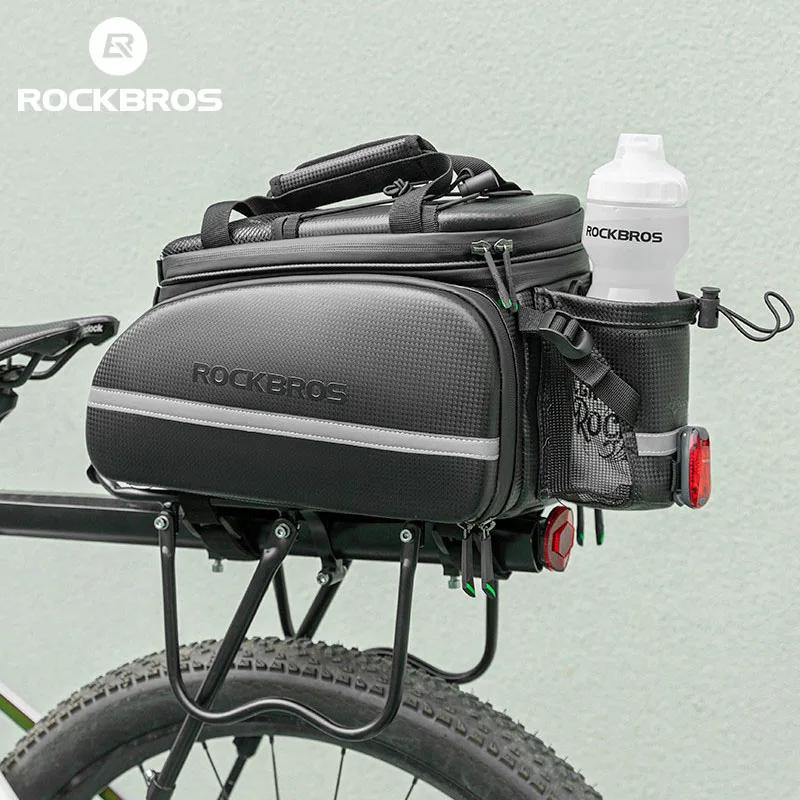 Sac transport vélo ROCKBROS 35L imperméable - Porte-bagages arrière capacité voyage multifonction