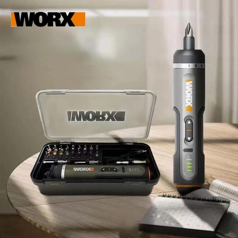 Worx 4V jeux de tournevis électriques WX242 tournevis électriques sans fil intelligents poignée Rech
