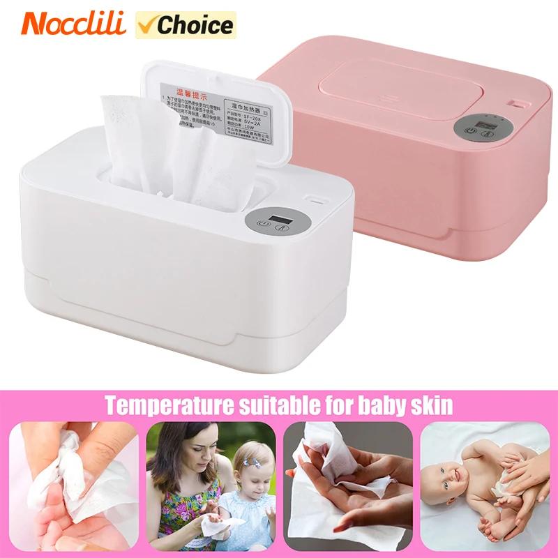 Écran LED chauffe-lingettes pour bébé, distributeur de serviettes humides, Portable, Charge USB, cha