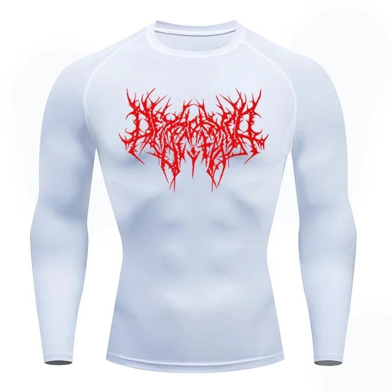 T-shirt de sport à séchage rapide pour homme, t-shirt de compression, maillot de fitness, t-shirts d