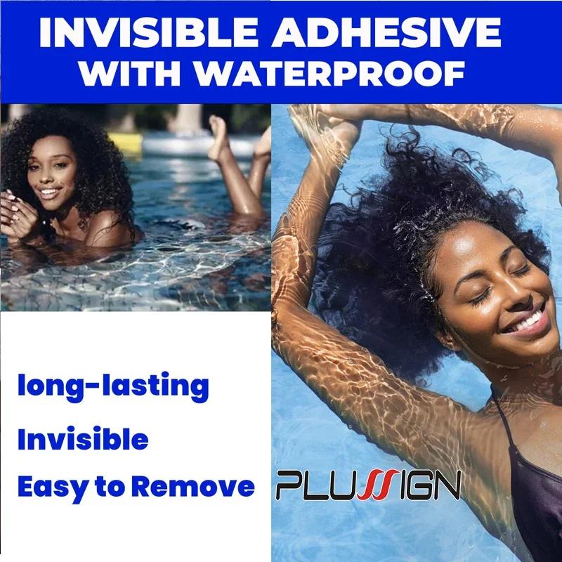 Plussign – colle pour perruque avec dissolvant, Super colle pour perruques en dentelle/toupet/fermet