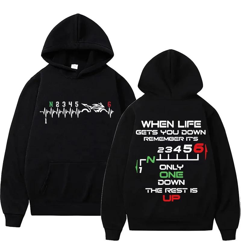 Nouveau sweat à capuche 1N23456 pour motards, motif battement de cœur, pour femmes et hommes, automn