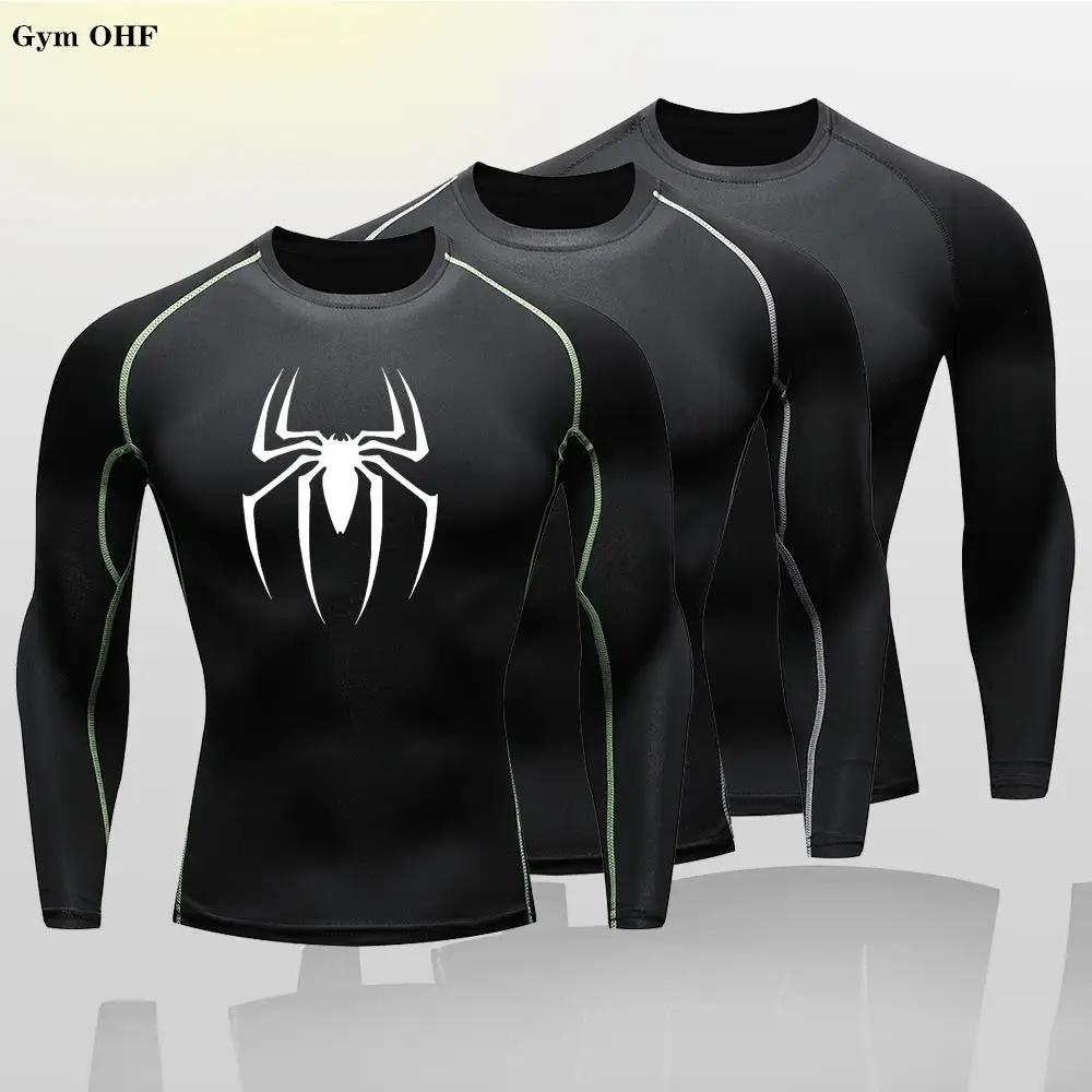 T-shirt à manches longues pour enfants, vêtements de course à Compression, chemises d'entraînement d
