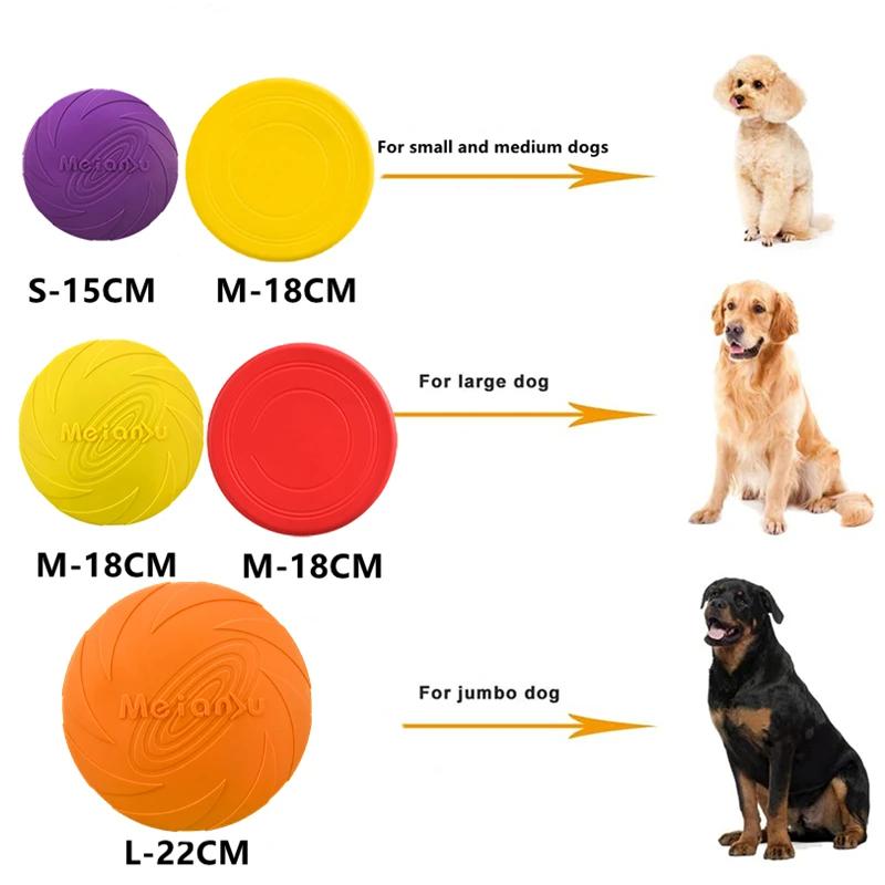 Jouets de disque volant pour chiens, vissés, traités, degré de morsure, multifonctions, jouets d'ent