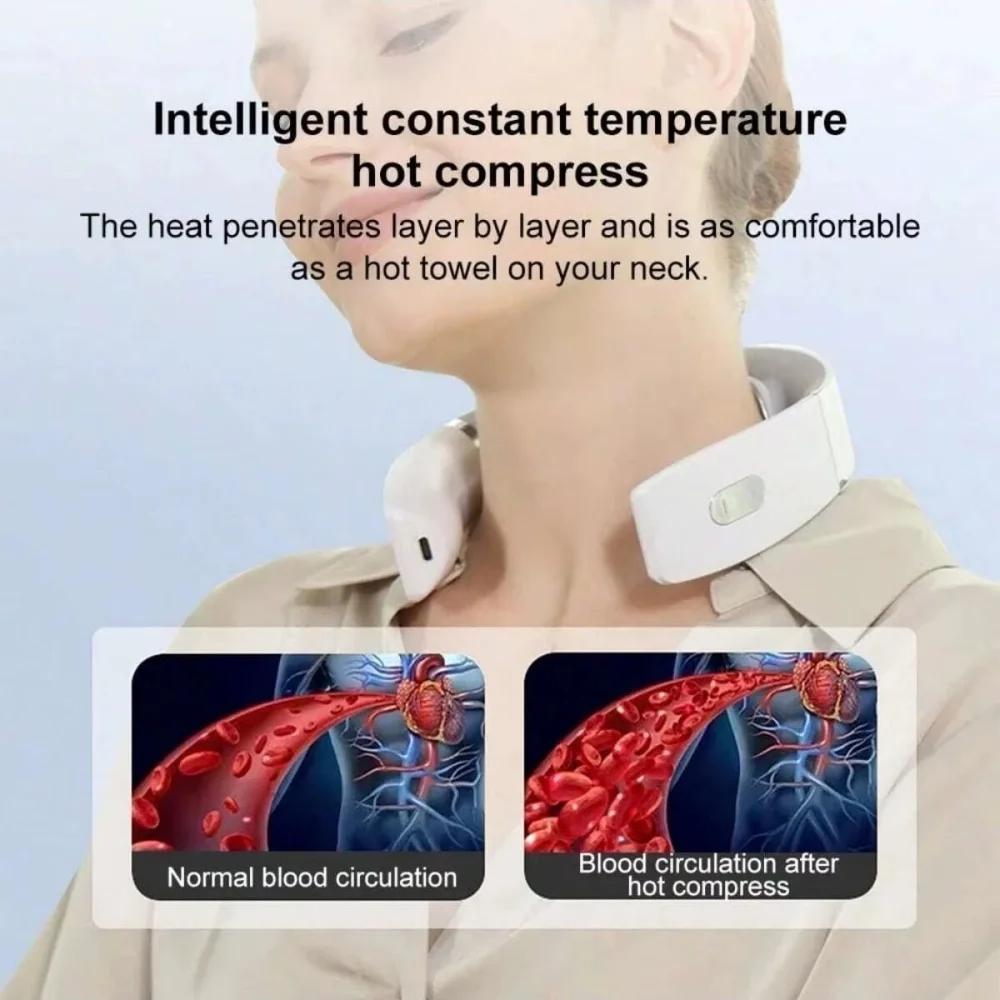 Masseur Cervical domestique Portable, Mini masseur de cou et d'épaule, Massage profond du cou, relax