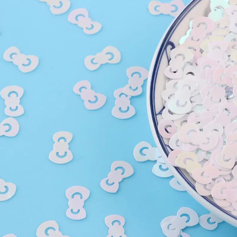Nouveau PVC nœud papillon paillettes paillettes taille 11mm paillettes pour processus paillettes bri