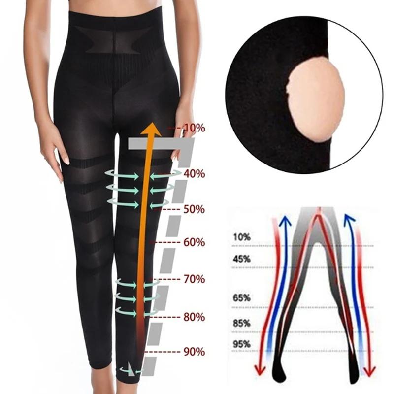 Leggings taille haute pour femmes, sculpture, contrôle ferme des jambes, ventre plat, slim, collants