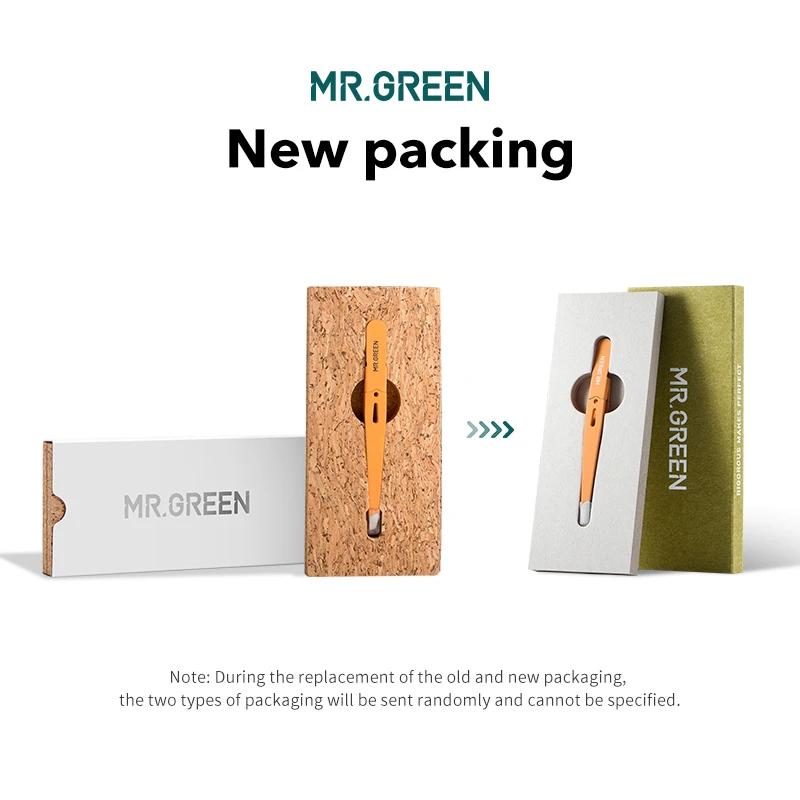 MR.GREEN – pince à sourcils colorée, extracteur de poils fins, en acier inoxydable, pinces à sourcil