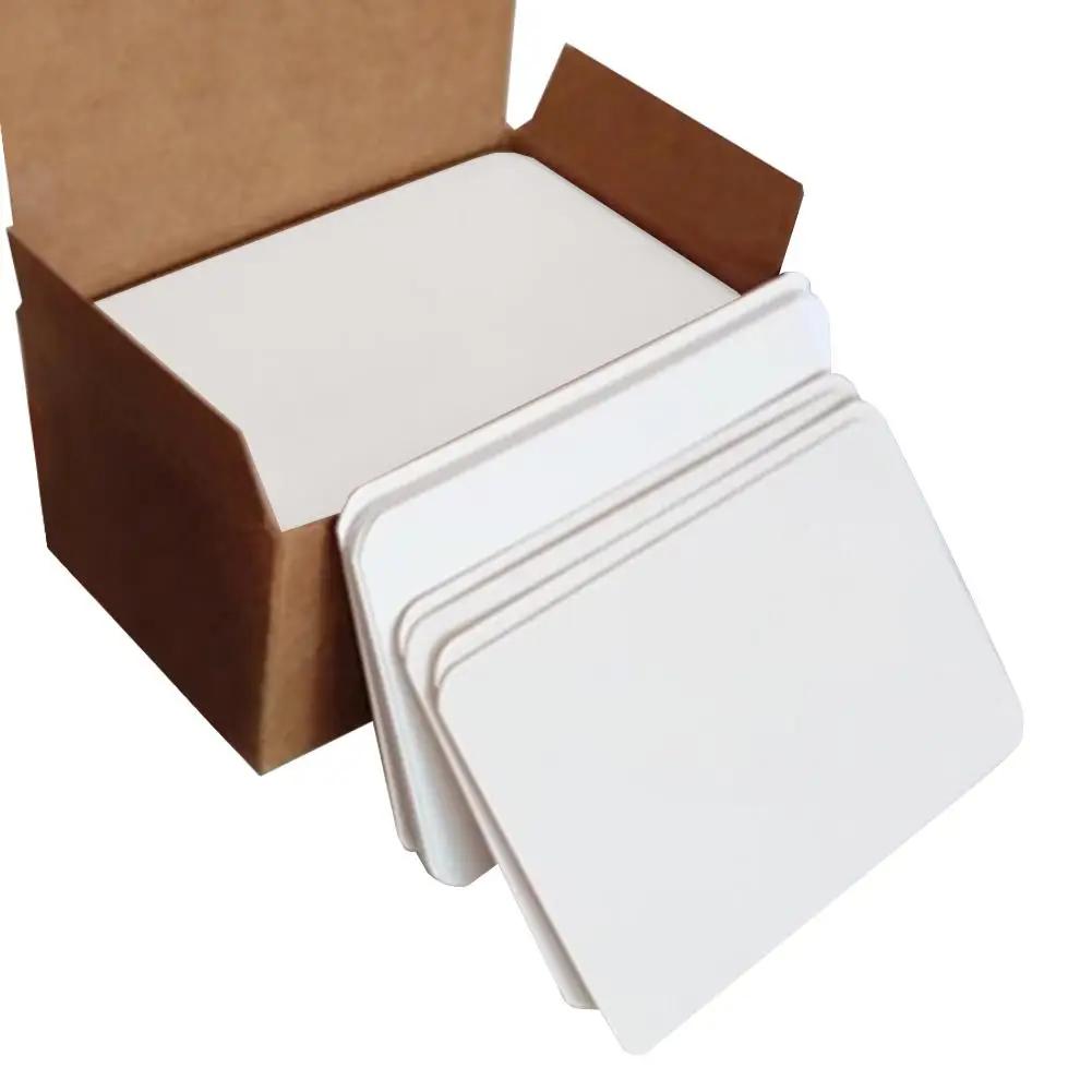 100/200 pièces carte à jouer papier dur vierge carte papier bricolage jeu de société carte postale p