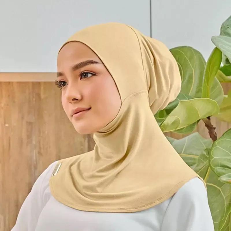 Ramadan islam hijab voile femme musulman sous-écharpe foulard musulmane pour femme tête foulards fem