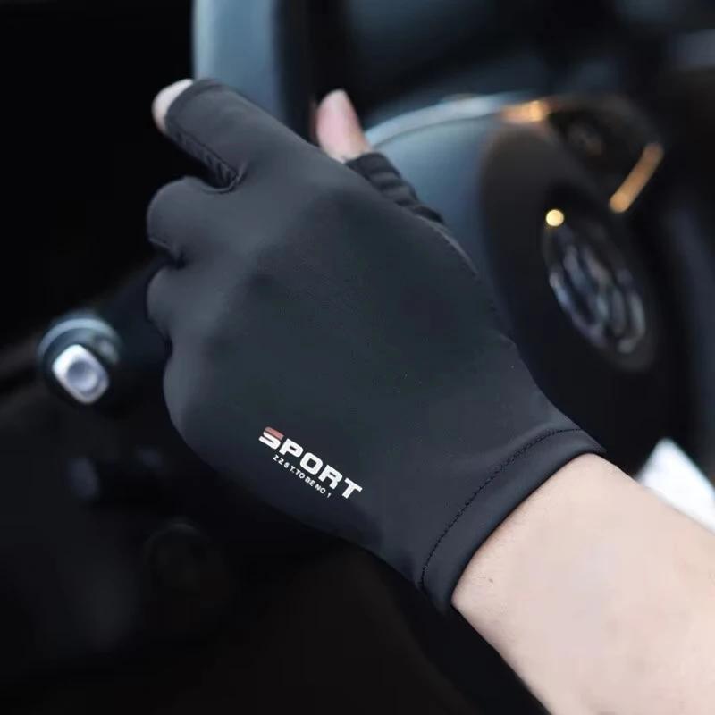 Ice InjHalffinger Gants de cyclisme pour hommes et femmes, Sports de plein air, Fitness, Conduite, P