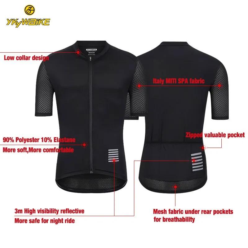 Maillot de Cyclisme à Manches Courtes pour Homme, Vêtement d'Été pour VTT, Descente, Équipe Pro, VTT