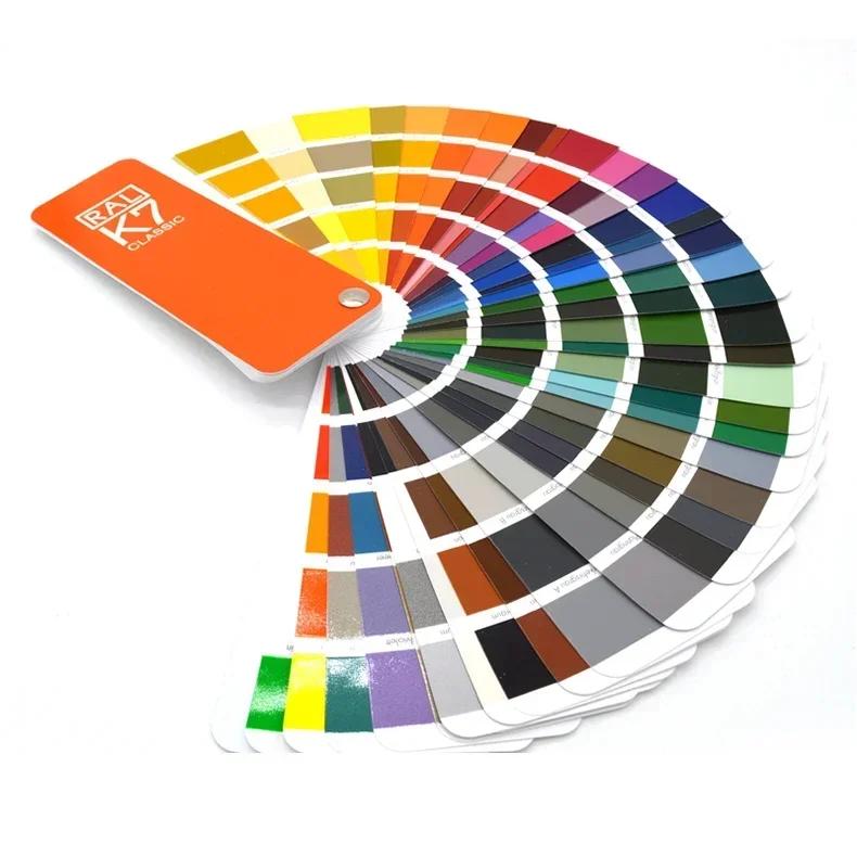 Carte de couleurs RAL originale allemande, standard international, nuancier Ral K7 pour peinture, 21