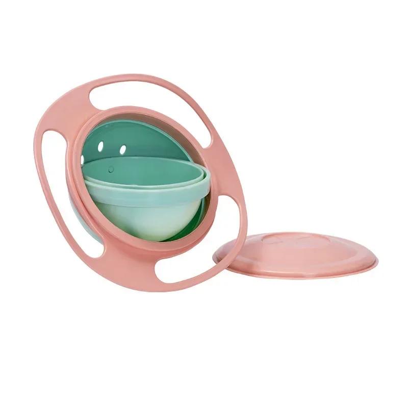 Bol gyroscopique universel pour enfants, nouveauté d'équilibre rotatif, rotation à 360 degrés, plats