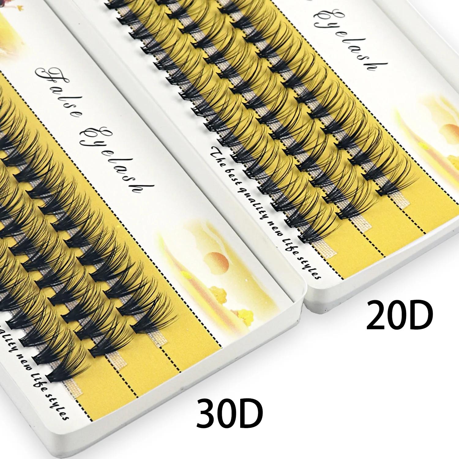 20/30/40D Cluster cils extension de cils naturels bouquets indépendants 1 boîte/60 paquet outils de 