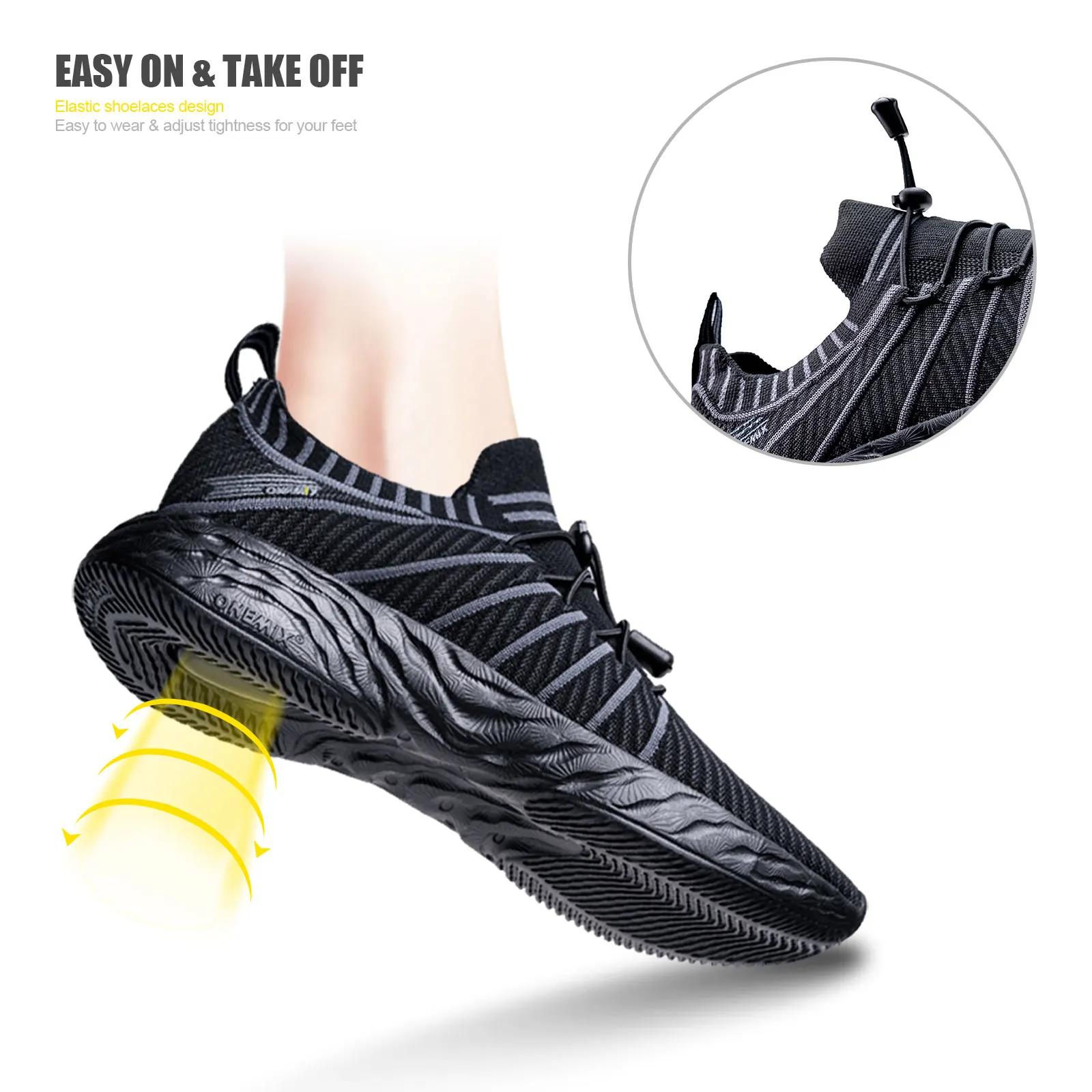 Chaussures de Course Été Hommes ONEMIX - Baskets Respirantes Étanches pour Randonnée Trekking