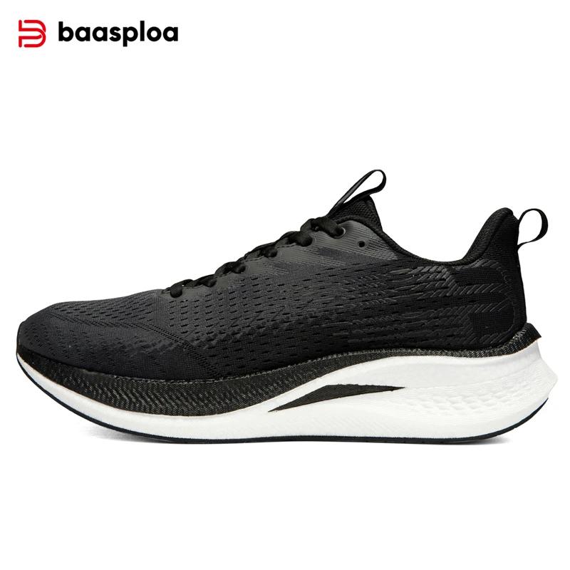 Baasploa-Chaussures de course respirantes et décontractées pour hommes et femmes, chaussures de spor
