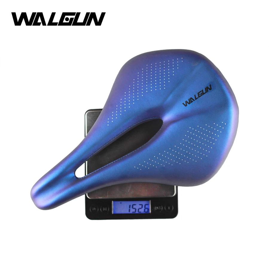 Selle ultralégère en Fiber de carbone dégradé bleu-violet adapté pour vélo vtt ts101 accessoires vtt