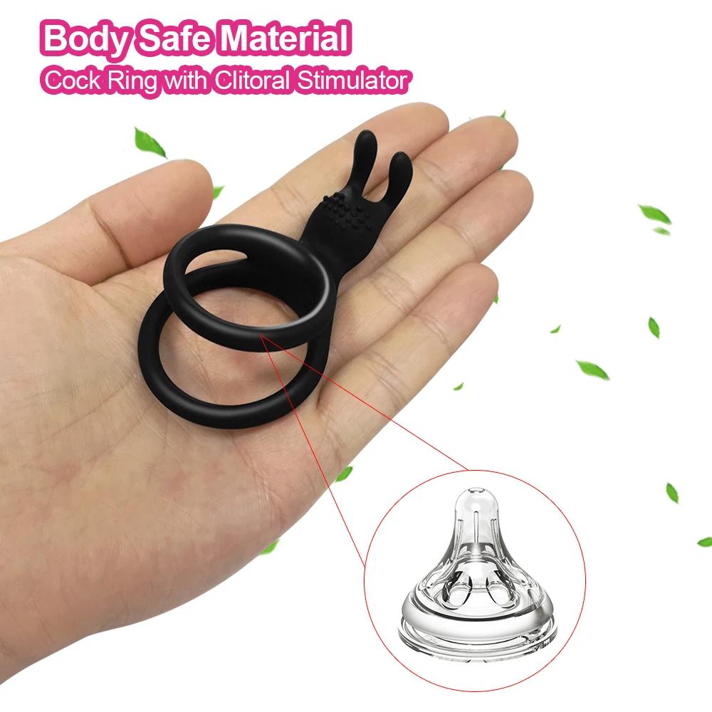Anneau pénien en silicone pour couples adultes, anneaux de pénis, éjaculation retardée, mâle, mastja