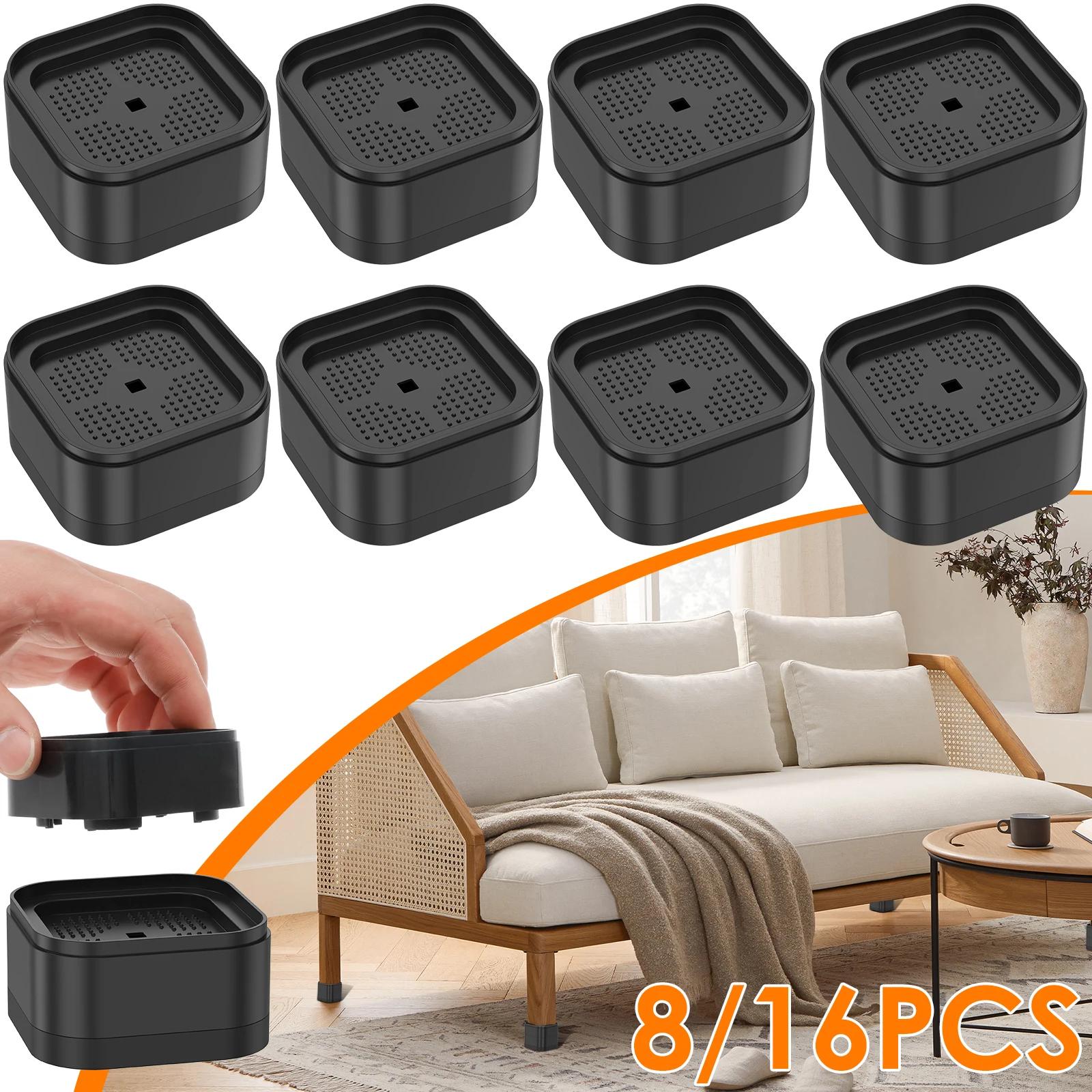 8/16 pièces rehausseurs de meubles robuste lit chaise Table rehaussement pied coussinet anti-dérapan
