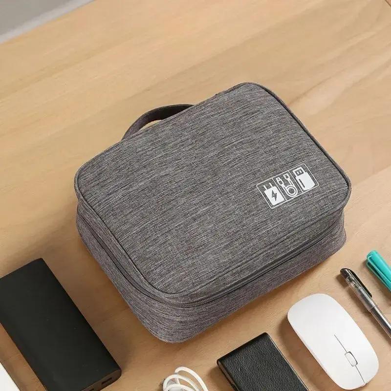 Sac de rangement de câbles, organisateur électronique numérique étanche, sac de rangement de prise d