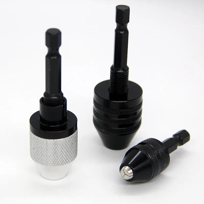 Mandrin de perceuse, tournevis sans clé, adaptateur de pilote d'impact, Micro moteur électrique, pin