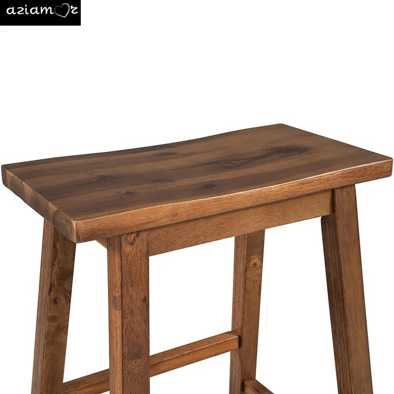 TOPMAX-Comptoir Rustique de Ferme en 2 Pièces, Accessoire de Cuisine en Bois, Piste de Salle à Mange